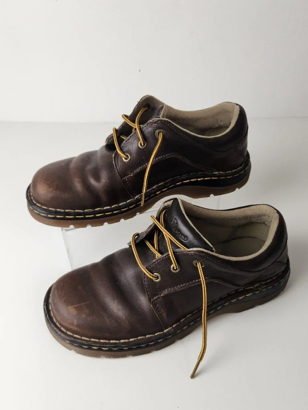 Dr Martens Shoes Mens 11 Brown Oxford Leather Three Eyelet 11194 AW004